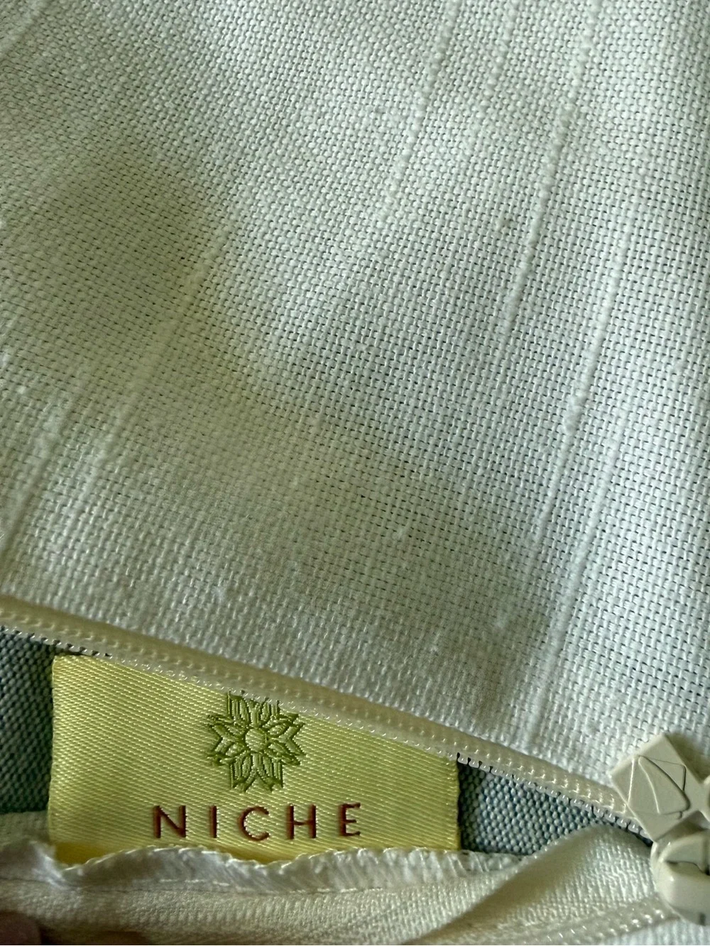 Niche Designer Neutral Linen Pillow Covers/Shams - Set of 3